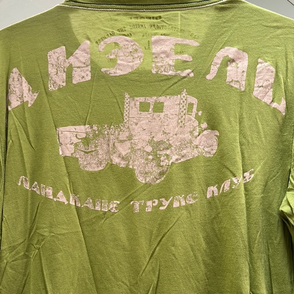 Vintage Diesel Green Long Sleeve Men's T-Shirt L Rare Distressed Design. - Picture 4 of 9